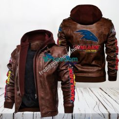 Adelaide Football Club Leather Jacket Gift For Men