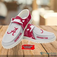 Alabama Crimson Tide Loafer Shoes Custom Name For Men Women image Alabama Crimson Tide Loafer Shoes Custom Name For Men Women Product Photo 3