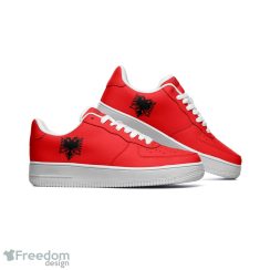 Albania Albanian Flag Air Force 1 Shoes For Fans Gift Sneakers - Albania for Men & Women Albanian Flag Air Force Shoes_2