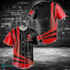 Albania Flag 3D Baseball Jersey Shirt