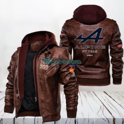 Alpine F1 Team Leather Jacket Gift For Men