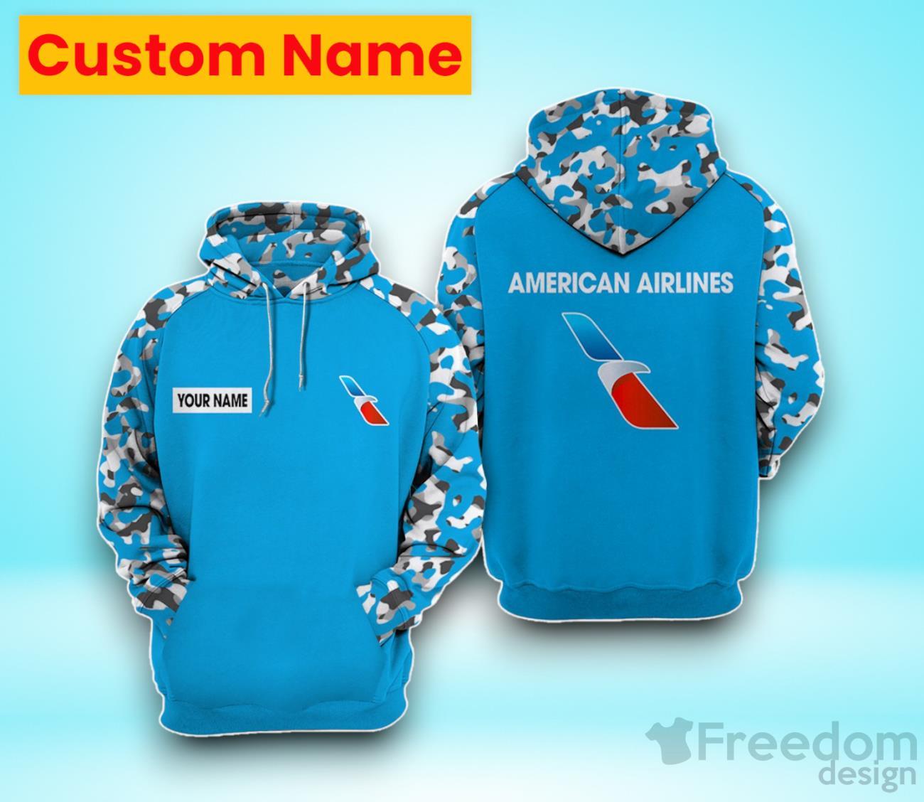 American Airlines 3D Hoodie Custom Name Hot Design For Men Women image American Airlines 3D Hoodie Custom Name Hot Design For Men Women Product Photo 1