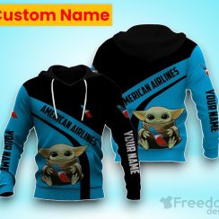 American Airlines 3D Hoodie Custom Name Unique Design For Men Women