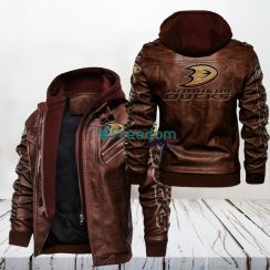 Anaheim Ducks Leather Jacket Gift For Men