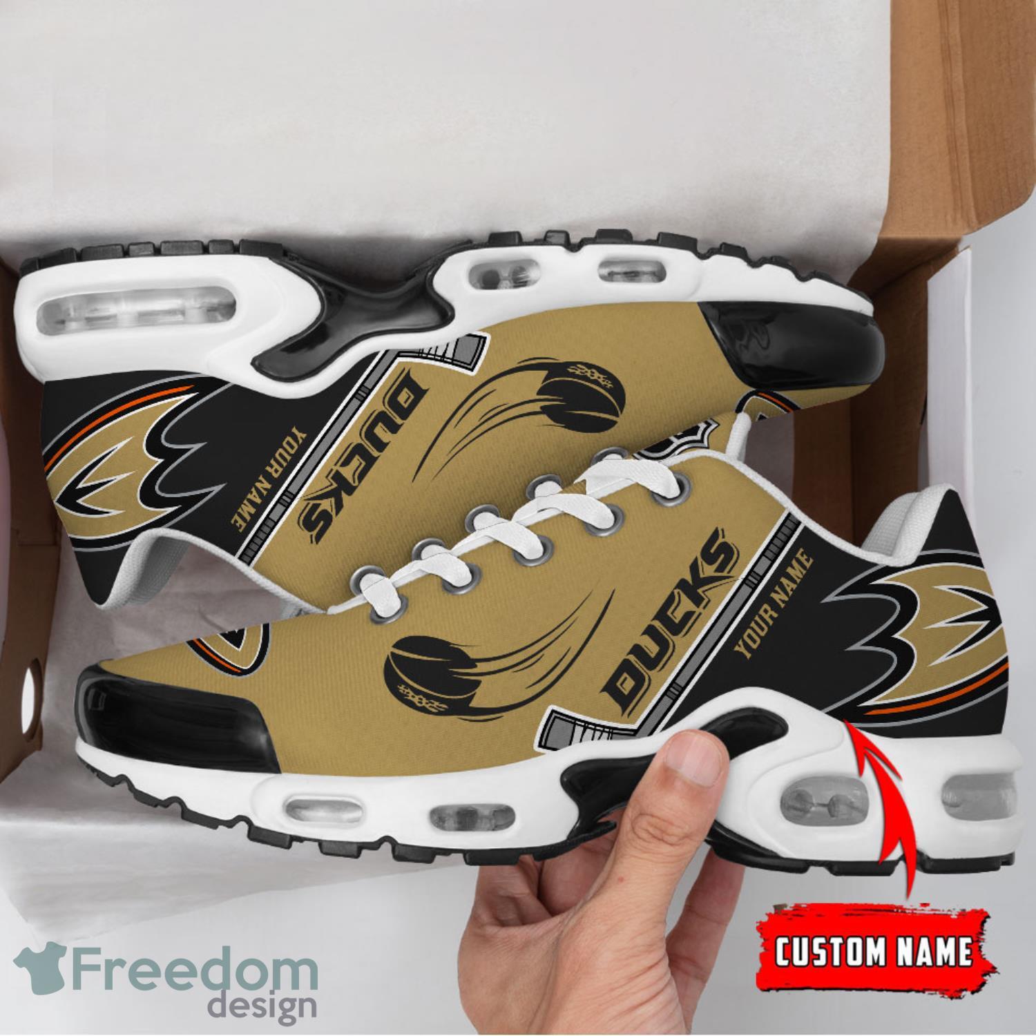 Anaheim Ducks NHL Sports Teams Air Cushion Sports Sneakers Men Women Shoes Custom Name image Anaheim Ducks NHL Sports Teams Air Cushion Sports Sneakers Men Women Shoes Custom Name Product Photo 1