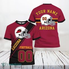 Arizona Cardinals All Over Printed Custom Name And Number Nfl 3D T Shirts For Big Fans