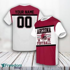 Arizona Cardinals All Over Printed Custom Name And Number Nfl 3D T Shirts For Cool Fans