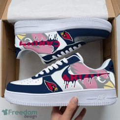 Arizona Cardinals Blue Color NFL Air Force Shoes Sneakers For Fans