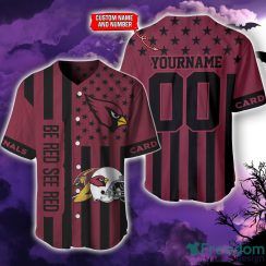 Arizona Cardinals Custom Name Custom Number Slogan Baseball Jersey Shirt Best Sport Fans Gift