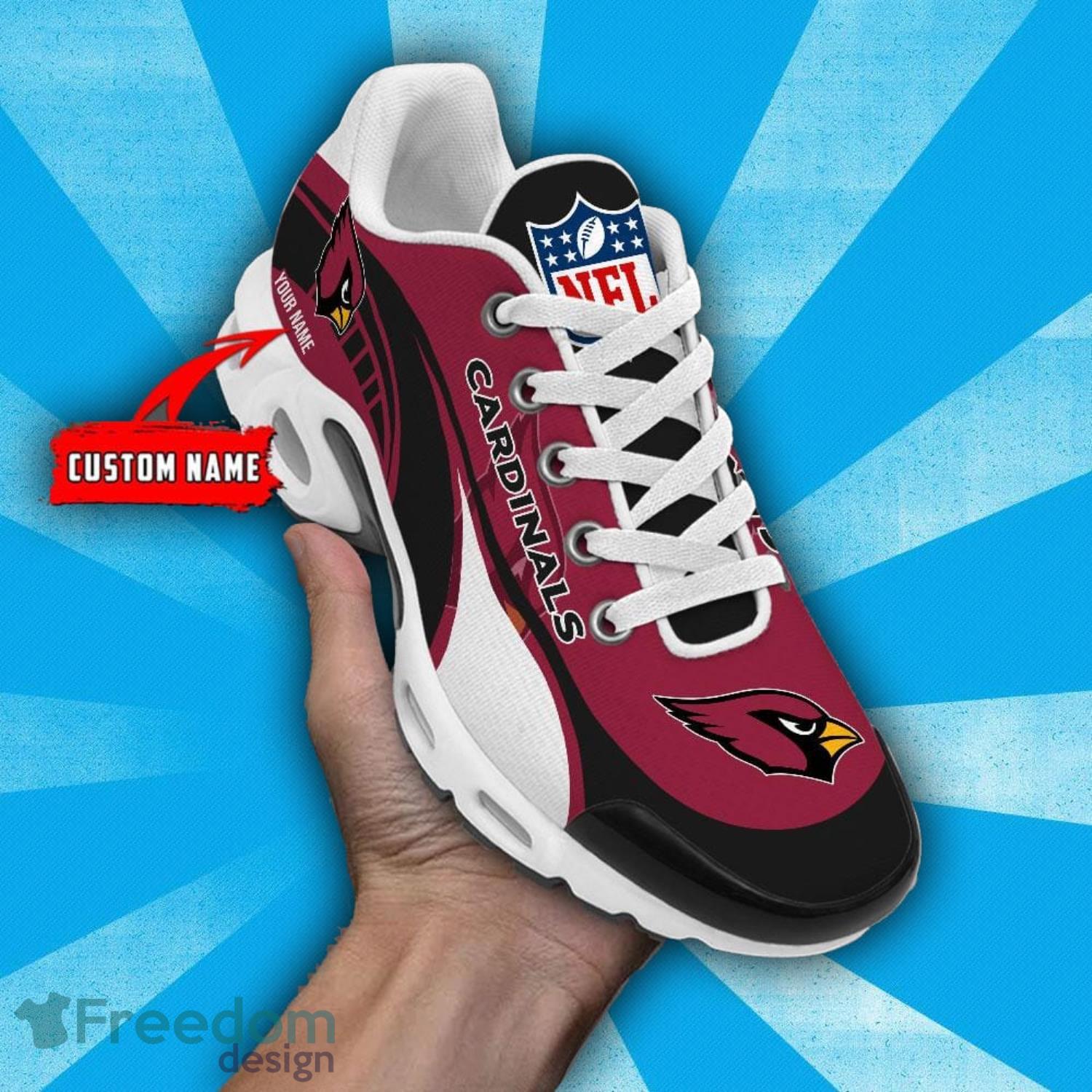 Arizona Cardinals Custom Name NFL Custom Name Air Cushion Shoes Sport Lover Gift image Arizona Cardinals Custom Name NFL Custom Name Air Cushion Shoes Sport Lover Gift Product Photo 1