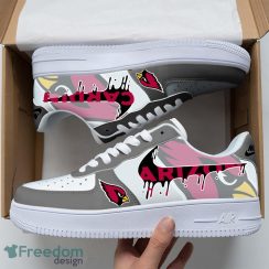 Arizona Cardinals Gray Color NFL Air Force Shoes Sneakers For Fans