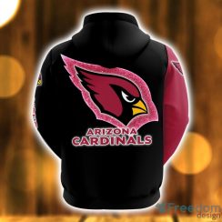 Arizona Cardinals Name All Over Printed 3D Hoodie For Fans Custom Name Product Photo 2
