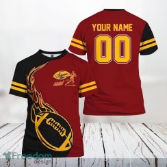 Arizona Cardinals Nfl 3D All Over Printed T Shirts Custom Name And Number Shirts For Big Fans