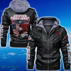 Arizona Cardinals NFL Eagle 2D Leather Jacket Gift For Men And Women Fans Arizona Cardinals NFL Eagle 2D Leather Jacket Gift For Men And Women Fans