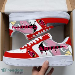 Arizona Cardinals Red Color NFL Air Force Shoes Sneakers For Fans