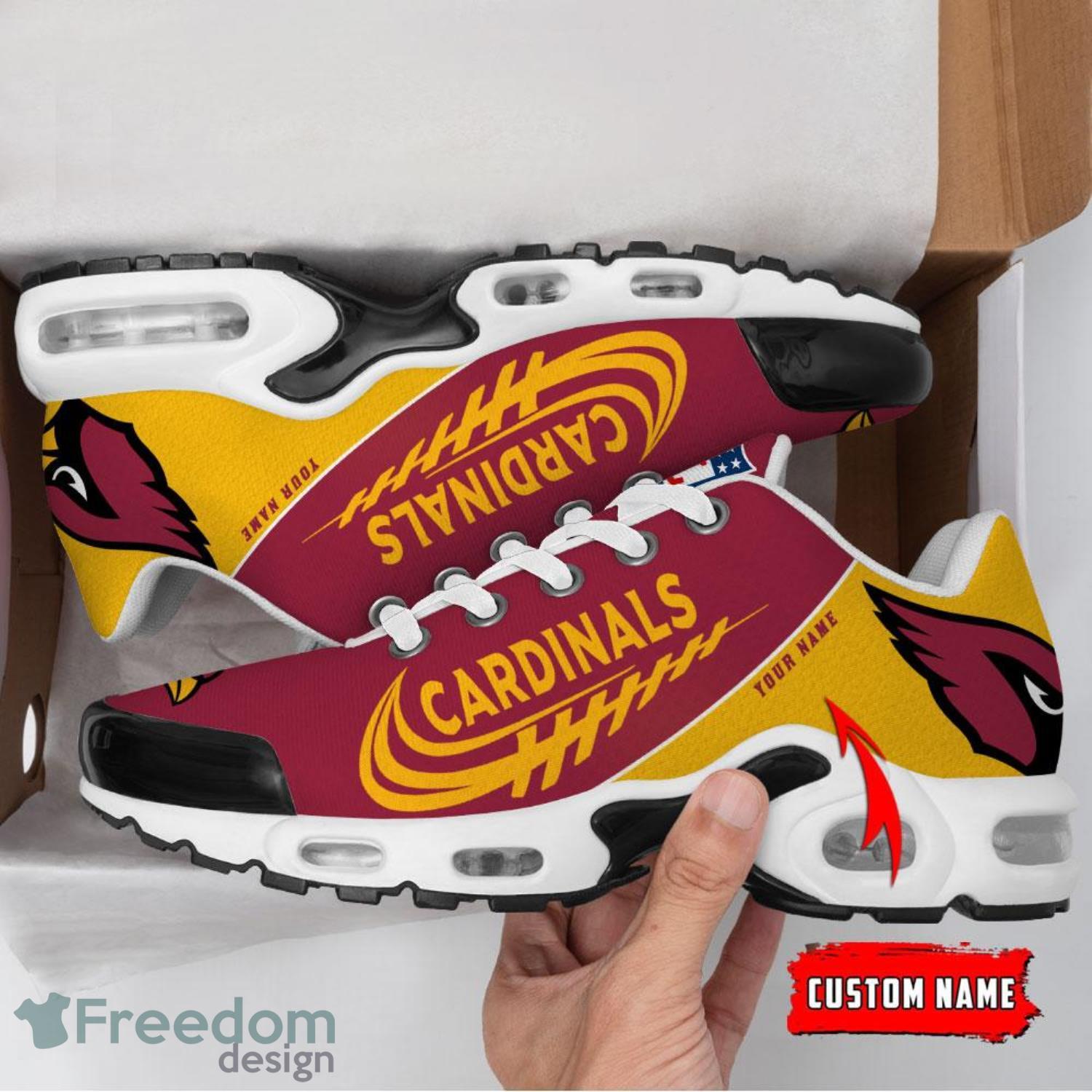 Arizona Cardinals Running Shoes Gradient Air Cushion Shoes Men And Women Custom Name Sport Shoes image Arizona Cardinals Running Shoes Gradient Air Cushion Shoes Men And Women Custom Name Sport Shoes Product Photo 2