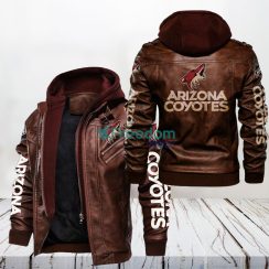 Arizona Coyotes Leather Jacket Gift For Men