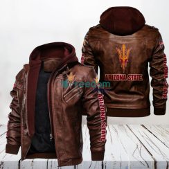 Arizona State Sun Devils Football Leather Jacket Gift For Men