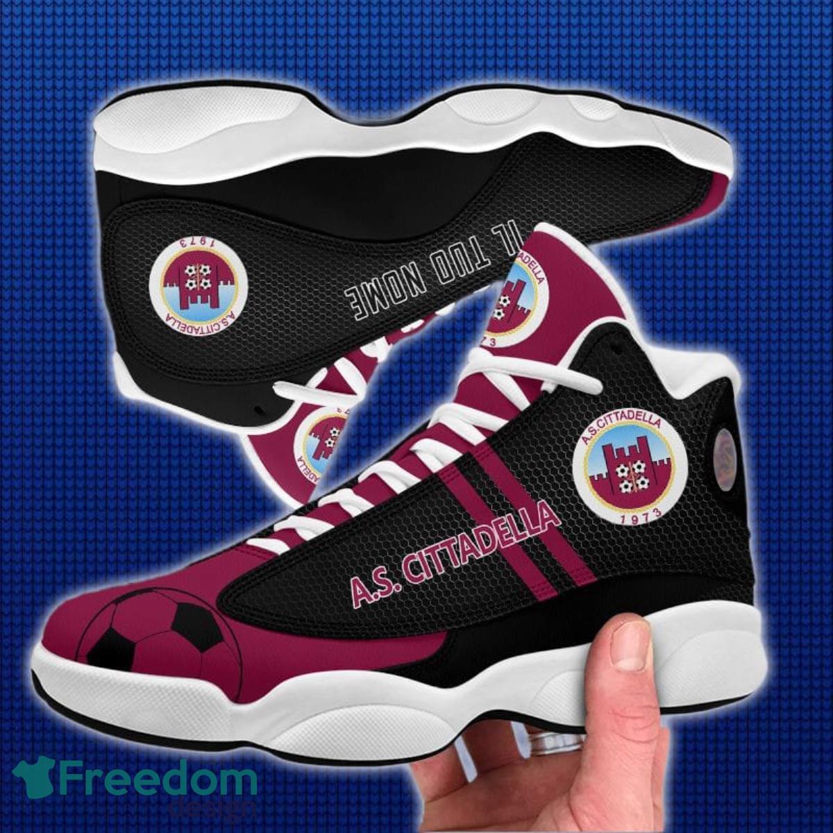 A.S. Cittadella Air Jordan 13 Style Gift For Men And Women image A.S. Cittadella Air Jordan 13 Style Gift For Men And Women Product Photo 2