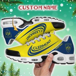 ASM Clermont Auvergne Air Cushion Sports Shoes Logo For Fans Gift Custom Name