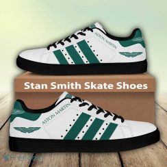 Aston Martin High-quality Stanmith Skate Shoes Car Lovers Fans Gift Men And Women Sneakers - Aston Martin St Smith Shoes White_2