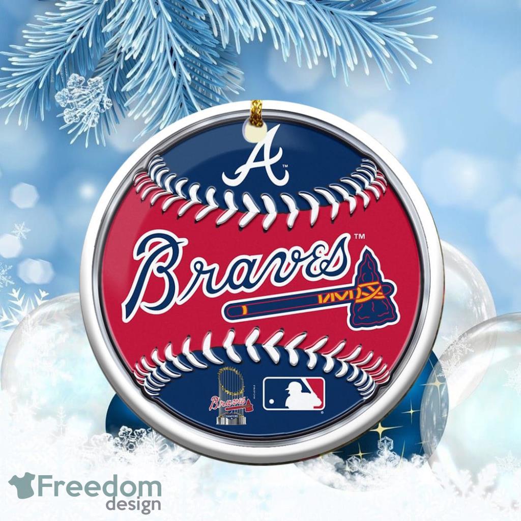 Atlanta Braves WinCraft World Series Champions Ornament image Atlanta Braves WinCraft World Series Champions Ornament Product Photo 1