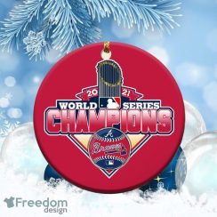 Atlanta Braves World Series Champions Christmas Ornament