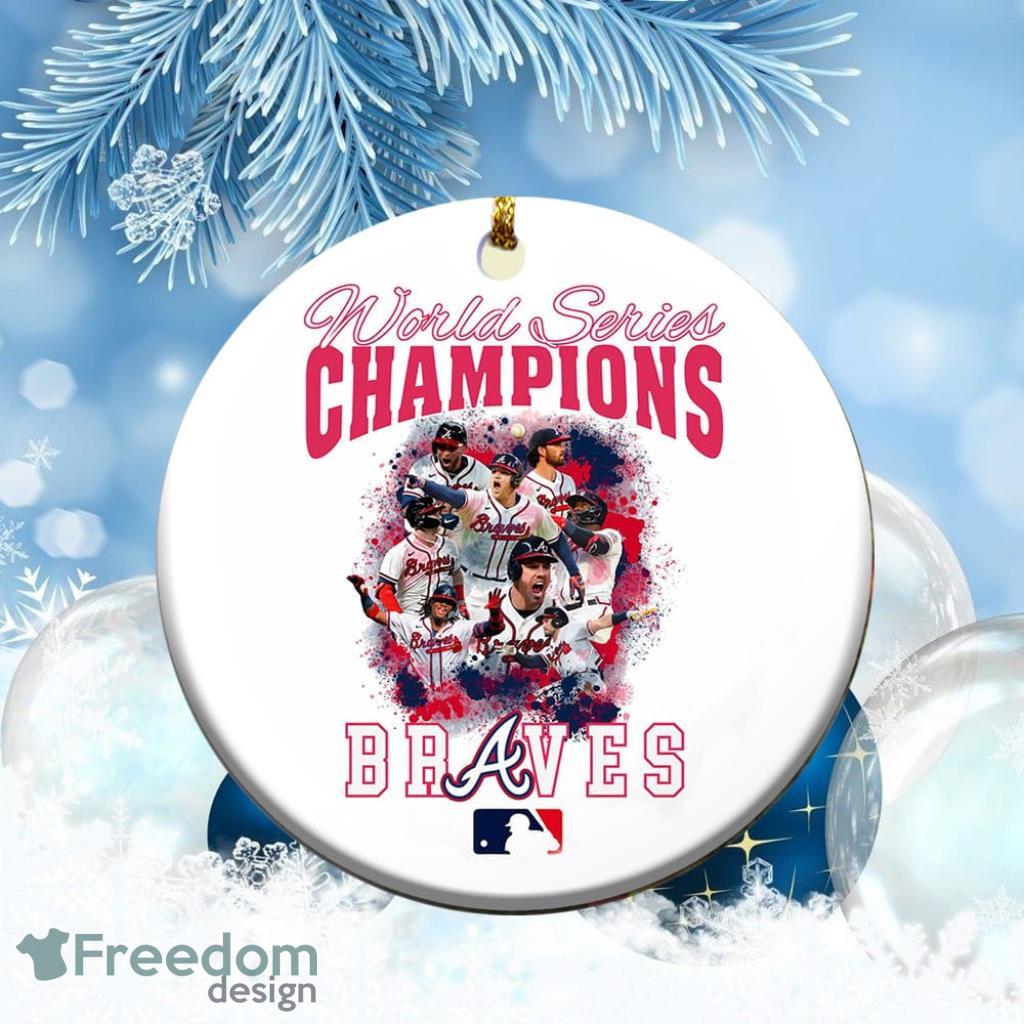 Atlanta Braves World Series Champions MLB Christmas Ornament image Atlanta Braves World Series Champions MLB Christmas Ornament Product Photo 1