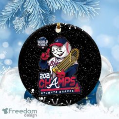Atlanta BravesWorld Series Champions WinCraft Christmas Ornament