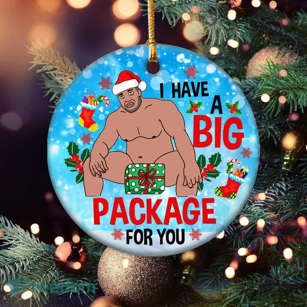 Barry Wood I Have A Big Package For You Ornament Xmas Tree Decor image Barry Wood I Have A Big Package For You Ornament Xmas Tree Decor Product Photo 1
