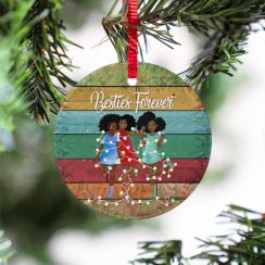 Besties Forever Christmas Ornament
