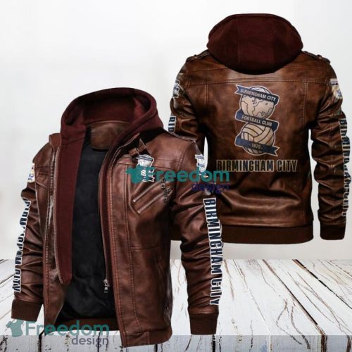 Birmingham City FC Leather Jacket Gift For Men Product Photo 1