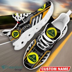 Custom Name Lotus Logo Camo Black Max Soul Sneakers Racing Car And Motorcycle Chunky Sneakers - Lotus Logo Racing Car Tractor Farmer Max Soul Shoes Personalized Photo 11