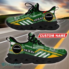 Custom Name Man Logo Camo Green Max Soul Sneakers Racing Car And Motorcycle Chunky Sneakers - Man Logo Racing Car Tractor Farmer Max Soul Shoes Personalized Photo 7