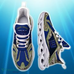 Custom Name New York Giants Camouflage C Impression Max Soul Sneakers Best Trending For Fans Gift Running Shoes - New York Giants Camouflage C Sneakers Personalized Your Name, Sneakers Max Soul Trending Summer, Gifts For Fan_2