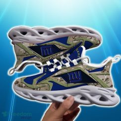 Custom Name New York Giants Camouflage C Impression Max Soul Sneakers Best Trending For Fans Gift Running Shoes - New York Giants Camouflage C Sneakers Personalized Your Name, Sneakers Max Soul Trending Summer, Gifts For Fan_3