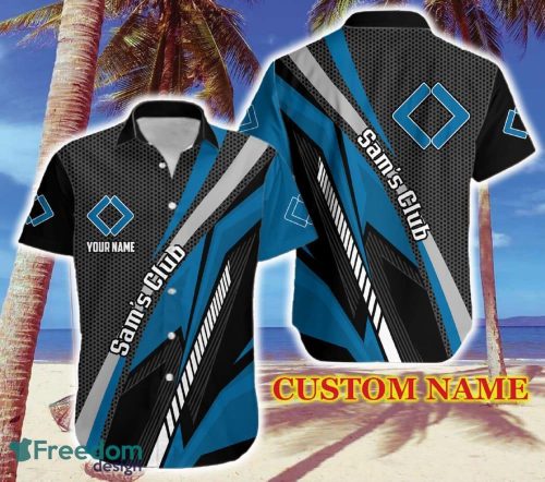 Custom Name Sam’s Club Brands Hawaiian Shirt Ocean Logo 3D Hawaiian Shirt Men And Women Gift - Custom Name Sam’s Club Brands Hawaiian Shirt Ocean Logo 3D Hawaiian Shirt Men And Women Gift