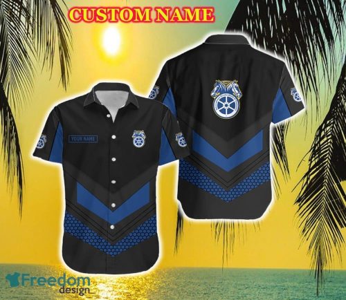 Custom Name Teamsters Brands Hawaiian Shirt Party Brand AOP Hawaiian Shirt For Summer - Custom Name Teamsters Brands Hawaiian Shirt Party Brand AOP Hawaiian Shirt For Summer