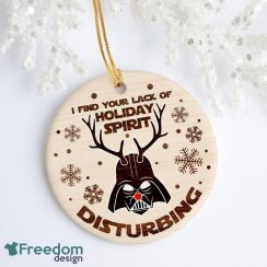 Darth Reindeer I Find Your Lack of Holiday Spirit Disturbing Tree Decoration Christmas Ornament