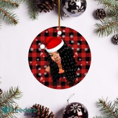 Diarra Sylla Merry Christmas Circle Ornament
