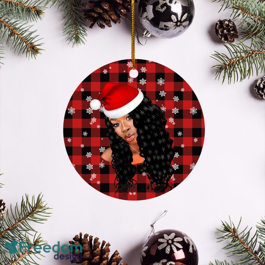 Diarra Sylla Merry Christmas Circle Ornament image Diarra Sylla Merry Christmas Circle Ornament Product Photo 1