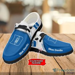 Duke Blue Devils Loafer Shoes Custom Name For Men Women Product Photo 2