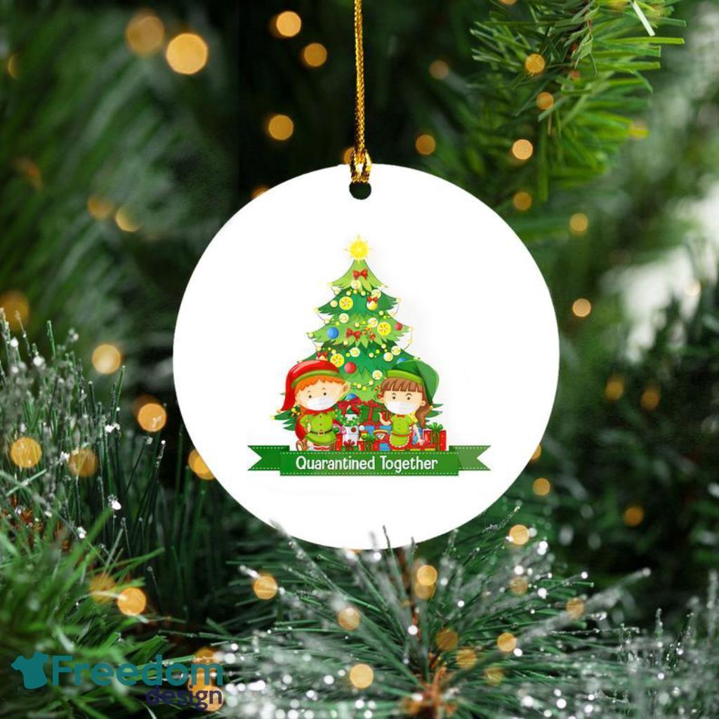 Elf Quarantined Together Tree Decoration Christmas Ornament image Elf Quarantined Together Tree Decoration Christmas Ornament Product Photo 1
