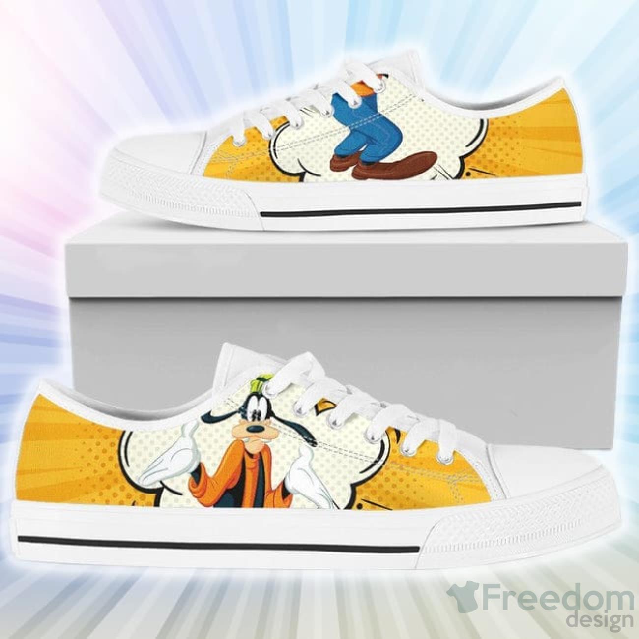 Goofy Low Top Canvas Shoes Product Photo 1