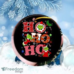 Grinch Ho Ho Ho Christmas Ornament