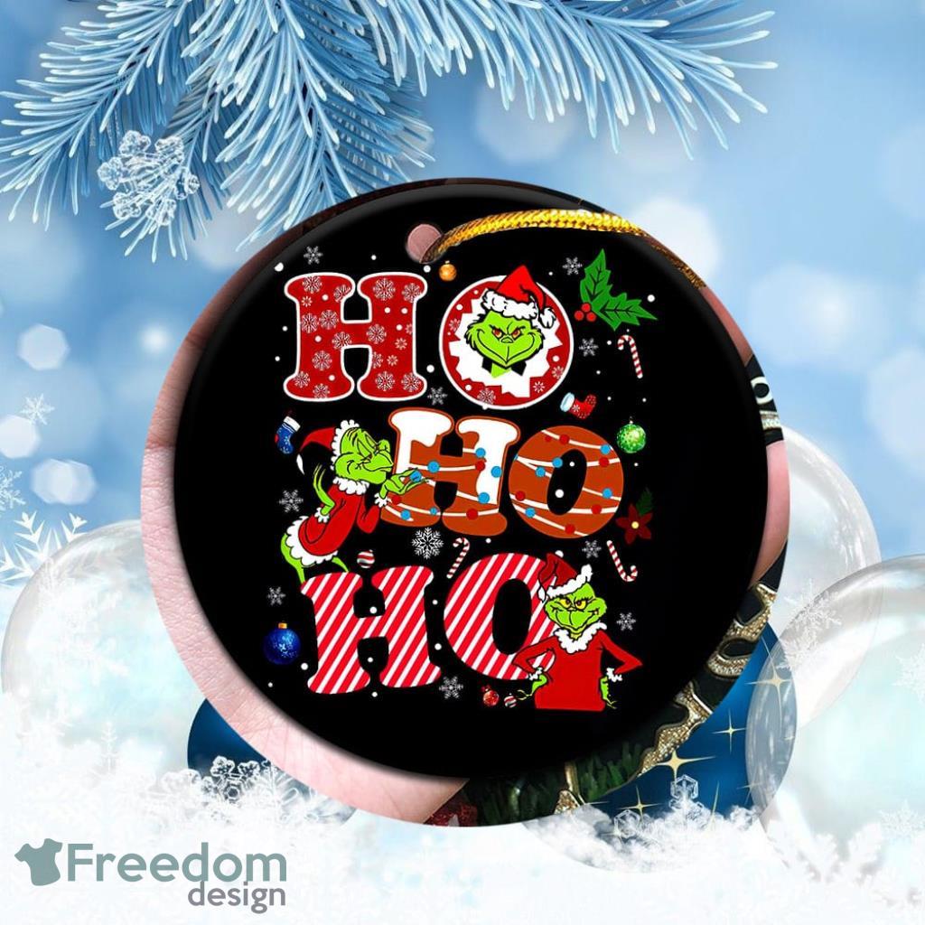 Grinch Ho Ho Ho Christmas Ornament image Grinch Ho Ho Ho Christmas Ornament Product Photo 1