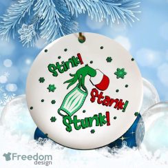 Grinch mask Ornament