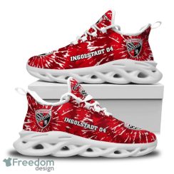 Ingolstadt 04 Logo Custom Name Tie Dye Pattern Running Shoes Gift Max Soul Sneakers Ideas Fans - Ingolstadt 04 Logo Custom Name Tie Dye Pattern 3D Max Soul Sneaker Shoes_1