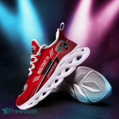 Ingolstadt 04 Logo Pattern Custom Name In Red Running Shoes Gift Max Soul Sneakers Ideas Fans - Ingolstadt 04 Logo Pattern Custom Name 3D Max Soul Sneaker Shoes In Red_3