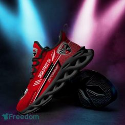 Ingolstadt 04 Logo Pattern Custom Name In Red Running Shoes Gift Max Soul Sneakers Ideas Fans - Ingolstadt 04 Logo Pattern Custom Name 3D Max Soul Sneaker Shoes In Red_4